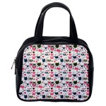 Adorable seamless cat head pattern01 Classic Handbag (Two Sides) Back