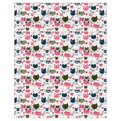 Adorable Seamless Cat Head Pattern01 Drawstring Bag (small) by TastefulDesigns