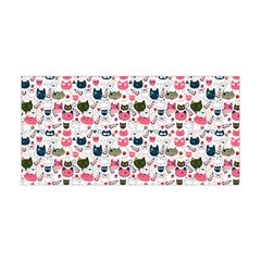 Adorable Seamless Cat Head Pattern01 Yoga Headband by TastefulDesigns