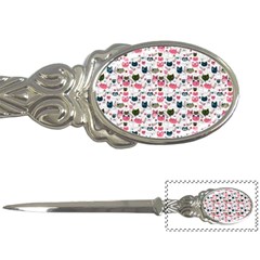 Adorable Seamless Cat Head Pattern01 Letter Opener by TastefulDesigns