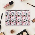 Adorable seamless cat head pattern01 Cosmetic Bag (Medium) Front