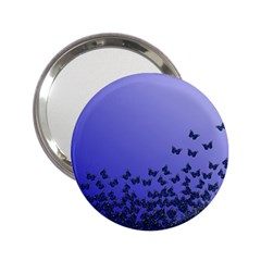 Gradient Butterflies Pattern, Flying Insects Theme 2 25  Handbag Mirrors by Casemiro