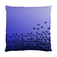 Gradient Butterflies Pattern, Flying Insects Theme Standard Cushion Case (one Side) by Casemiro