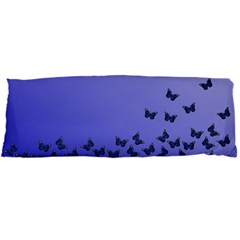 Gradient Butterflies Pattern, Flying Insects Theme Body Pillow Case Dakimakura (two Sides) by Casemiro