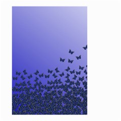 Gradient Butterflies Pattern, Flying Insects Theme Small Garden Flag (two Sides) by Casemiro