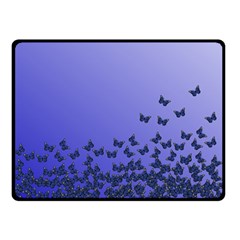 Gradient Butterflies Pattern, Flying Insects Theme Double Sided Fleece Blanket (small)  by Casemiro