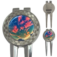  Brushstroke Skies 3-in-1 Golf Divots by okhismakingart