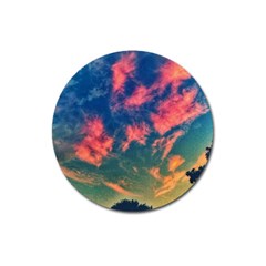  Brushstroke Skies Magnet 3  (round) by okhismakingart