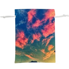  Brushstroke Skies  Lightweight Drawstring Pouch (xl) by okhismakingart