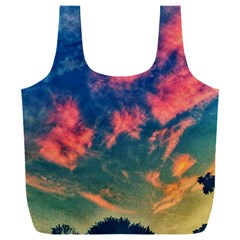  Brushstroke Skies Full Print Recycle Bag (xxl)