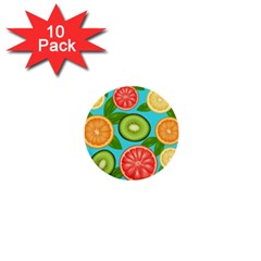 Fruit Love 1  Mini Buttons (10 Pack)  by designsbymallika