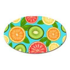 Fruit Love Oval Magnet by designsbymallika