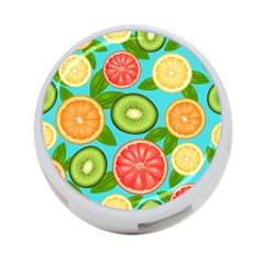 Fruit Love 4-port Usb Hub (one Side) by designsbymallika