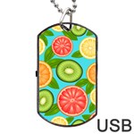 Fruit Love Dog Tag USB Flash (Two Sides) Front