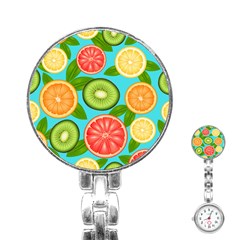 Fruit Love Stainless Steel Nurses Watch by designsbymallika