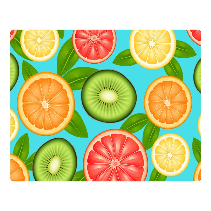 Fruit Love Double Sided Flano Blanket (Large) 