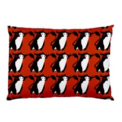  Bull In Comic Style Pattern - Mad Farming Animals Pillow Case (two Sides) by DinzDas