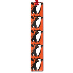  Bull In Comic Style Pattern - Mad Farming Animals Large Book Marks by DinzDas