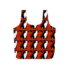  Bull In Comic Style Pattern - Mad Farming Animals Full Print Recycle Bag (s) by DinzDas