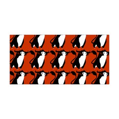  Bull In Comic Style Pattern - Mad Farming Animals Yoga Headband by DinzDas