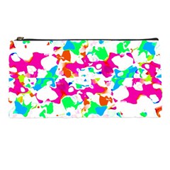 Bright Multicolored Abstract Print Pencil Case by dflcprintsclothing