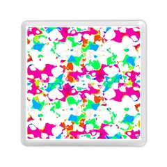 Bright Multicolored Abstract Print Memory Card Reader (square) by dflcprintsclothing