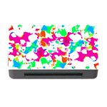 Bright Multicolored Abstract Print Memory Card Reader with CF Front