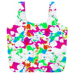 Bright Multicolored Abstract Print Full Print Recycle Bag (xxl) by dflcprintsclothing