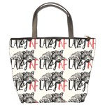 Lazy Af Panther - Lazy Fool Leopard Bucket Bag Back