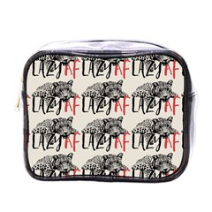 Lazy Af Panther - Lazy Fool Leopard Mini Toiletries Bag (one Side) by DinzDas