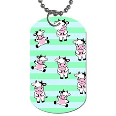 Cow Pattern Dog Tag (one Side) by designsbymallika