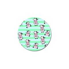 Cow Pattern Golf Ball Marker by designsbymallika