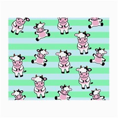 Cow Pattern Small Glasses Cloth by designsbymallika