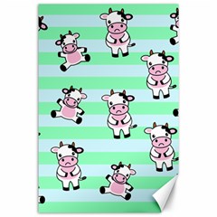 Cow Pattern Canvas 24  X 36  by designsbymallika