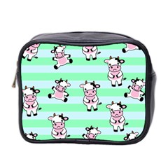 Cow Pattern Mini Toiletries Bag (two Sides) by designsbymallika