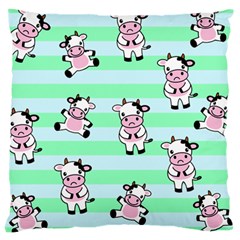 Cow Pattern Large Cushion Case (two Sides) by designsbymallika