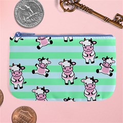 Cow Pattern Large Coin Purse by designsbymallika