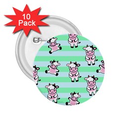 Cow Pattern 2 25  Buttons (10 Pack)  by designsbymallika