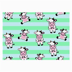 Cow Pattern Large Glasses Cloth by designsbymallika