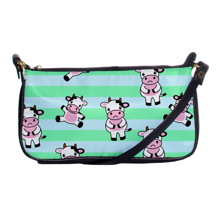 Cow Pattern Shoulder Clutch Bag