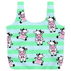 Cow Pattern Full Print Recycle Bag (xl) by designsbymallika