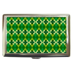 St Patricks Pattern Cigarette Money Case by designsbymallika