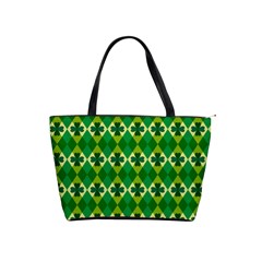 St Patricks Pattern Classic Shoulder Handbag by designsbymallika