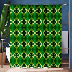 St Patricks Pattern Shower Curtain 60  X 72  (medium)  by designsbymallika