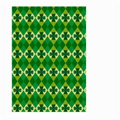 St Patricks Pattern Large Garden Flag (two Sides) by designsbymallika