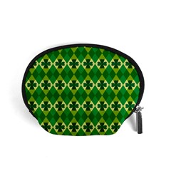 St Patricks Pattern Accessory Pouch (small) by designsbymallika