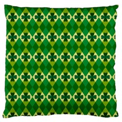 St Patricks Pattern Standard Flano Cushion Case (one Side) by designsbymallika