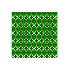 St Patricks Pattern Satin Bandana Scarf by designsbymallika