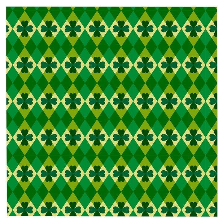 St Patricks Pattern Wooden Puzzle Square