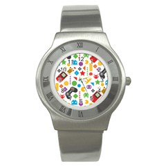 Gamer Stainless Steel Watch by designsbymallika